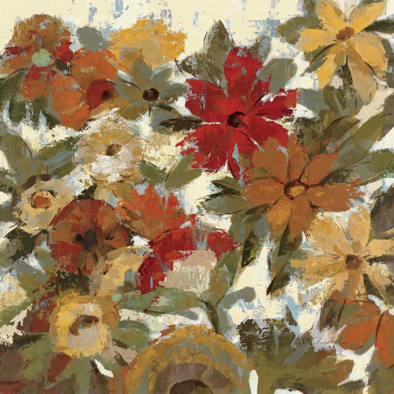 Art sur toile tendue avec art, Vassileva, Silvia Gallery: Expressive Garden II, H 20 po x l 20 po