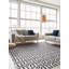 Natural Hide Cowhide Geometric Area Rug-25306867