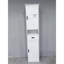 Armoire de rangement pour salle de bain H 69 po avec 2 portes de grange et 1 tiroir - ambiance rétro, tablettes réglables, pour diverses pièces de style étroit, tablettes de salle de bain, salon, cuisine, vestibule-529161114