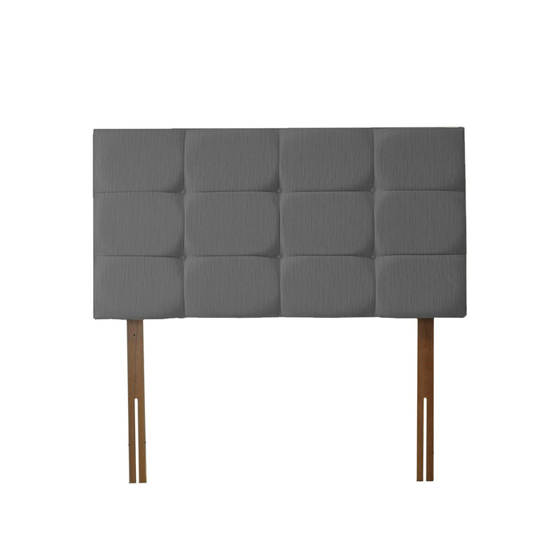 Gagnon Upholstered Headboard, Single (3'), Charcoal