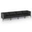 Khiala 280cm Wide Patio Sofa with Cushions