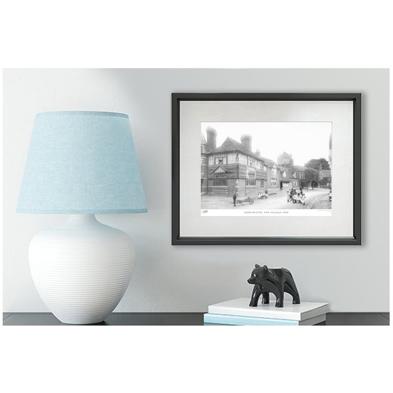 Dorchester, The Village 1890 by Francis Frith - Single Picture Frame Print, 40cm H x 50cm W x 2.3cm D