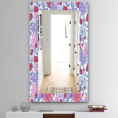 Miroir de salle de bain/meuble-lavabo fleur 20