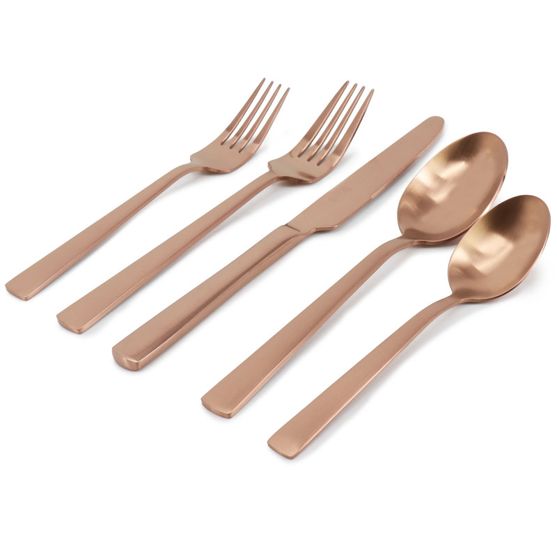 Ensemble de couverts Gibson Elite - Service pour 4, Bronze