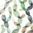 Cactus Pattern - Cactus Green Framed Matted Print for Decor