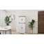 Armoire de rangement pour garde-manger 64 po avec 8 étagères à épices et 8 tablettes réglables, blanc