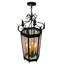 Lustre géométrique à 6 lumières Regency