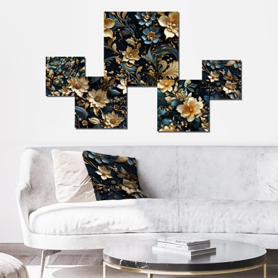 Paloma - Floral Wall Art Set Of 5