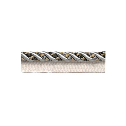 Tissu en mélange de coton Lip Twist, Platinum