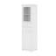 Maximize Storage With Tall Bathroom Storage Cabinet, Adjustable Shelves And Glass Doors-1346922686
