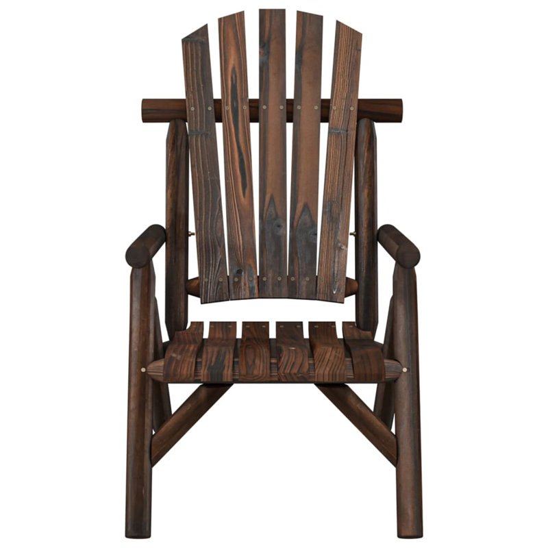 Fauteuil de salle à manger Abbing, Brun