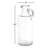 Quebec Glass Decorative Bottles 10 in.