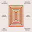 Tapis terre cuite / ivoire Isibeal-1966271820
