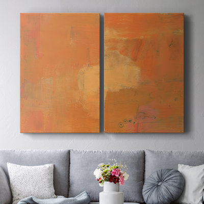 Almon Abstract I-Premium Gallery Wrapped Canvas -Ready to Hang
