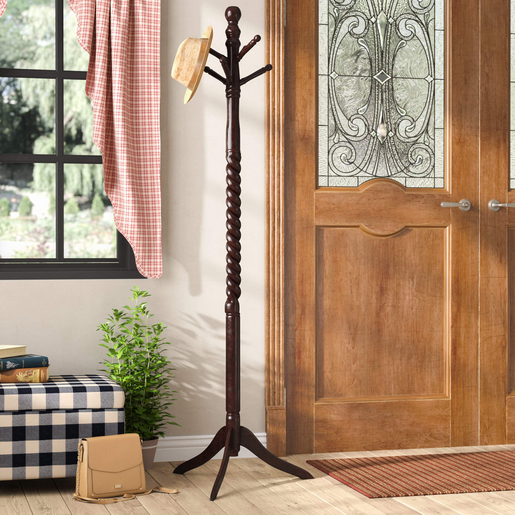 August Grove® Husson Coat Rack Stand Reviews Wayfair