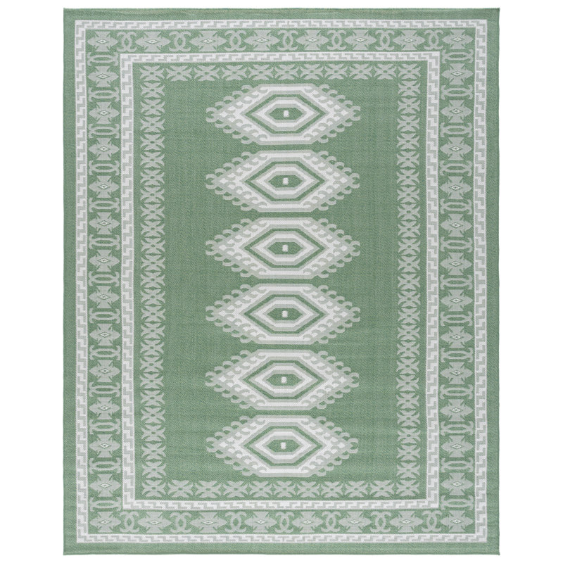 Mashanda Performance Machine Washable Southwestern Indoor/Outdoor Area Rug, Rectangle 8' x 10'