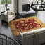 Dorset Wool Floral Area Rug in Beige/Red-40705828