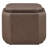 Modern Hidden Storage Ottoman with Removable Wood Tray