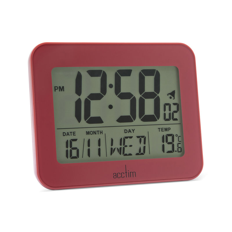 Acctim Otto Superbrite® Digital Bedside Alarm Clock, Spice