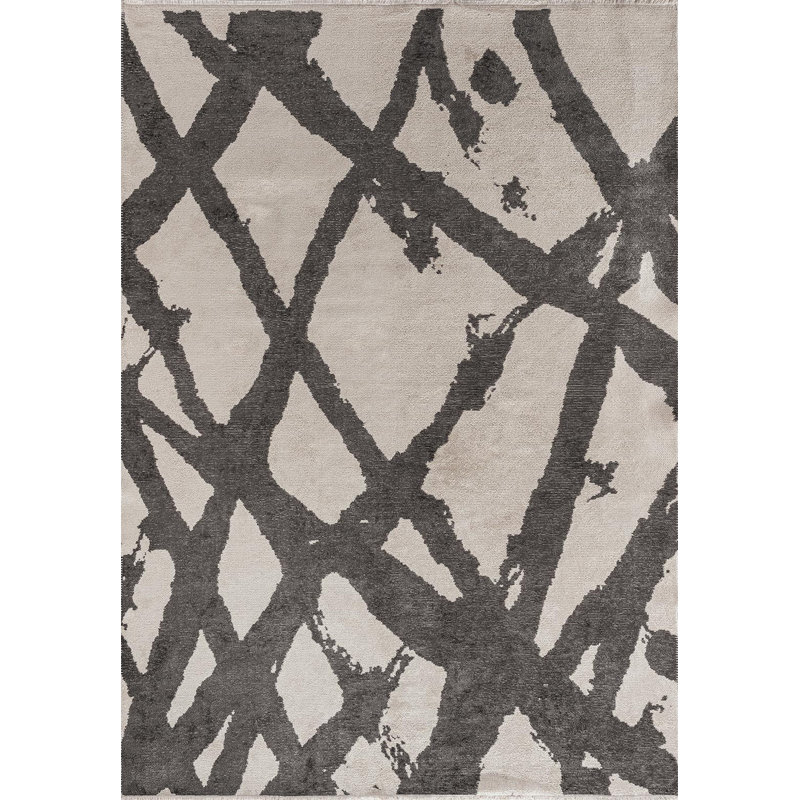 Alyona Abstract Hand Loom Indoor / Outdoor Area Rug, Rectangle 200 x 300cm