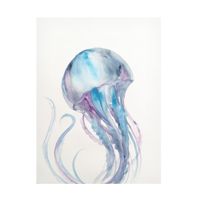 Art mural sur toile tendue - «Luminous Drift» par Amy Tieman pour la décoration de salon, de chambre à coucher ou de bureau - 18 x 24