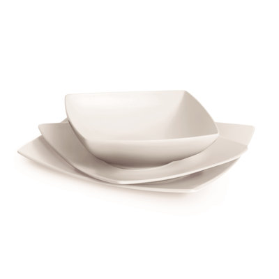 Eclipse Ceramic Dinnerware Set 18 Piece - Service for 6