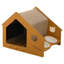 Grattoir pour chat avec 2 bols