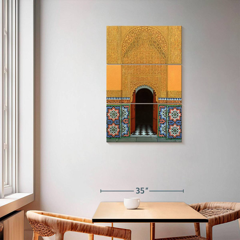 Nicci Door Marrakech, 57" H x 36" W