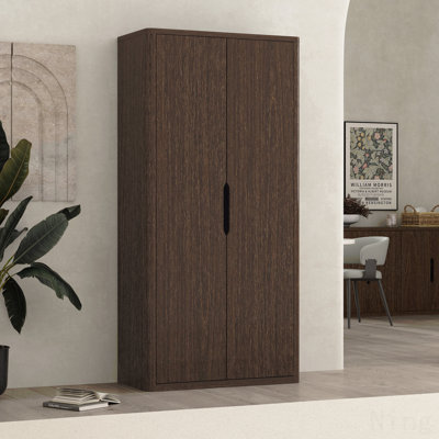 38" Wooden Bookcase Storage Cabinet