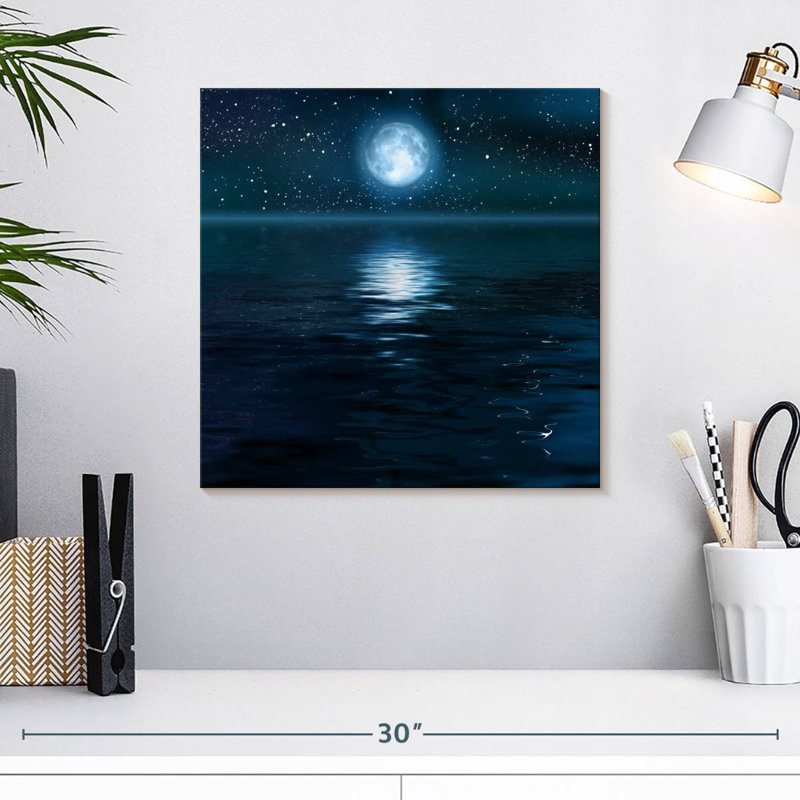 Alvord Blue Moonlight, 16" H x 16" W