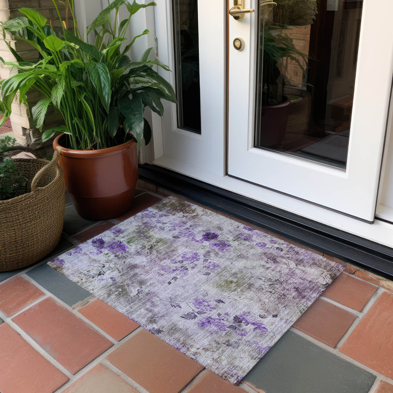Tapis intérieur / extérieur Alta avec envers antidérapant, Rectangle 1 pi 8 po x 2 pi 6 po