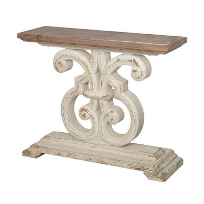 Console en bois massif 43,3 po Siljan