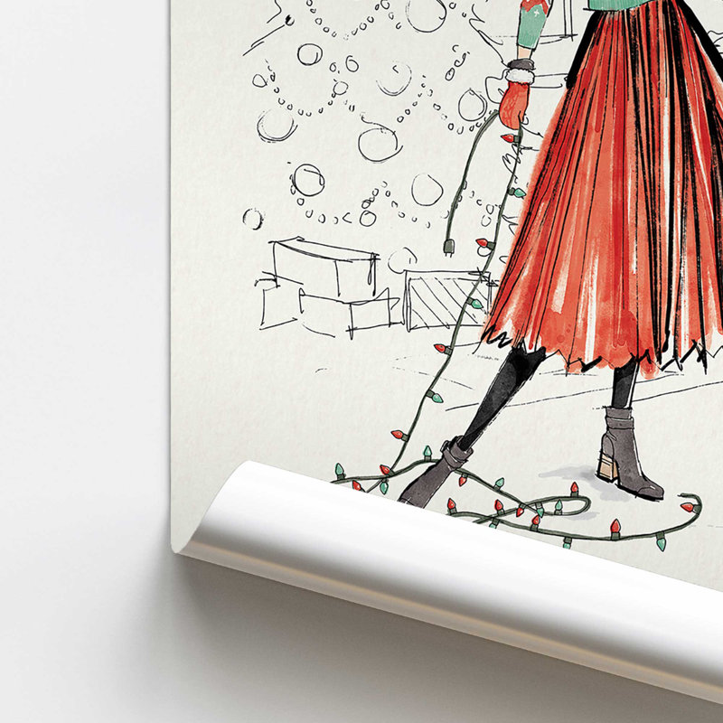 Cadre festif Fashionista I, Sans cadre, H 36 po x l 24 po