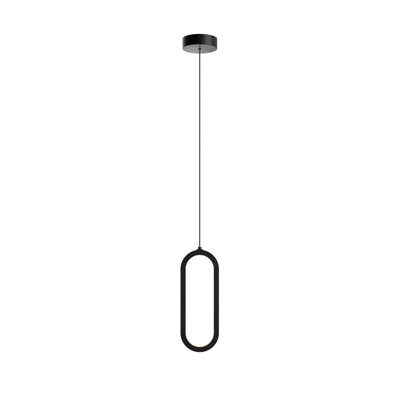 Luminaire suspendu géométrique simple à 1 lumière Haifa