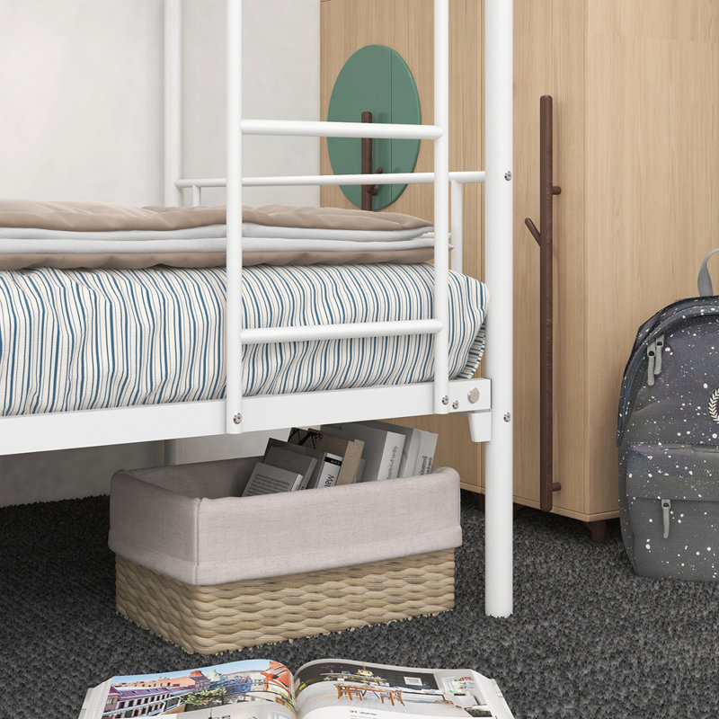 Alage Platform Bed, White
