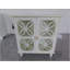 Buffet, armoire de salle de bain autoportante avec portes en verre trempé, console de cuisine rétro moderne, armoire de rangement décorative à 2 portes