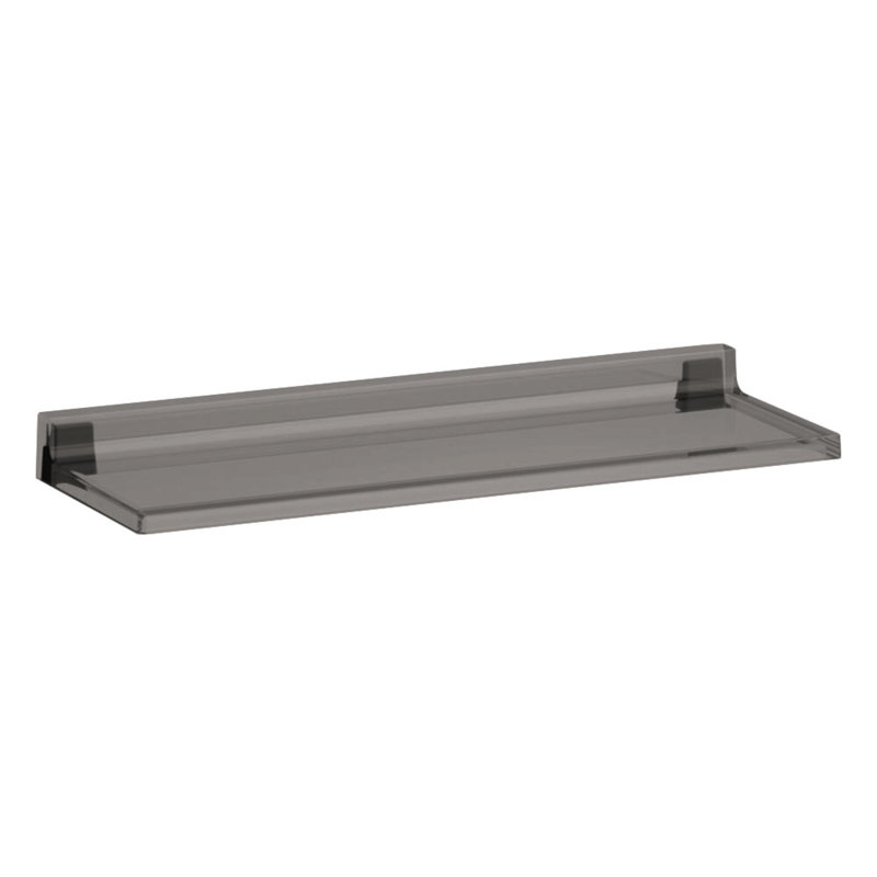Kartell Floating Shelf, Smoky Gray