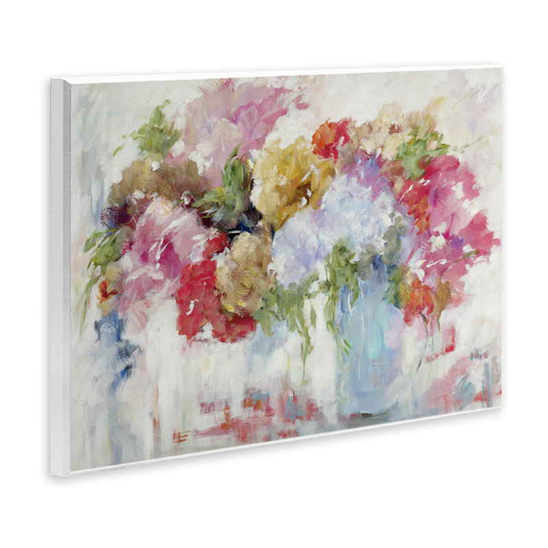 Plaque murale «Hope Springs Bouquets», conception par Mary Parker Buckley, H 13 po x l 19 po