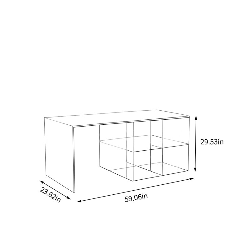 Martello, H 29,53 po x l 59,06 po x P 23,62 po