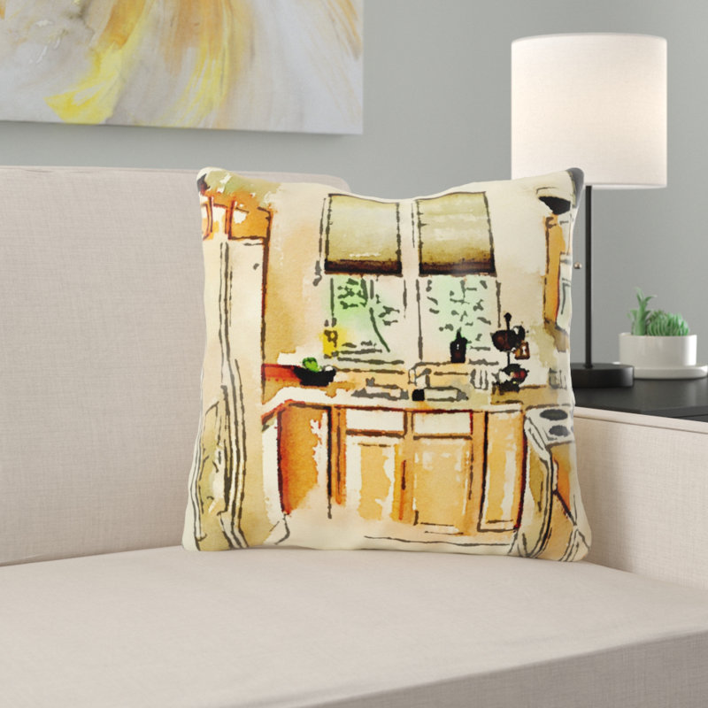 Coussin de cuisine Toshiro, Microsuède, Intérieur