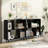 Open Shelf Bookcase Mid Century Modern Cube Bookshelf With 4 Compartments-1785711246