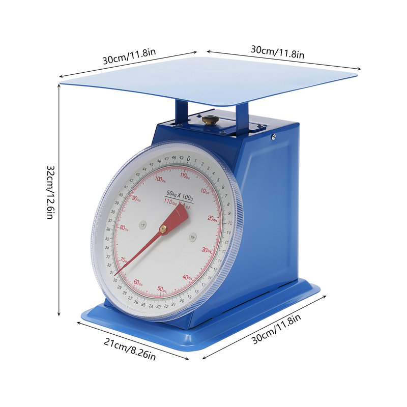 Mechanical Kitchen Scale 110-LBS Portion-Control 