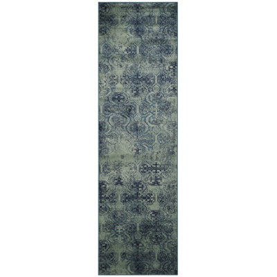 Tapis bleu marine Syliva