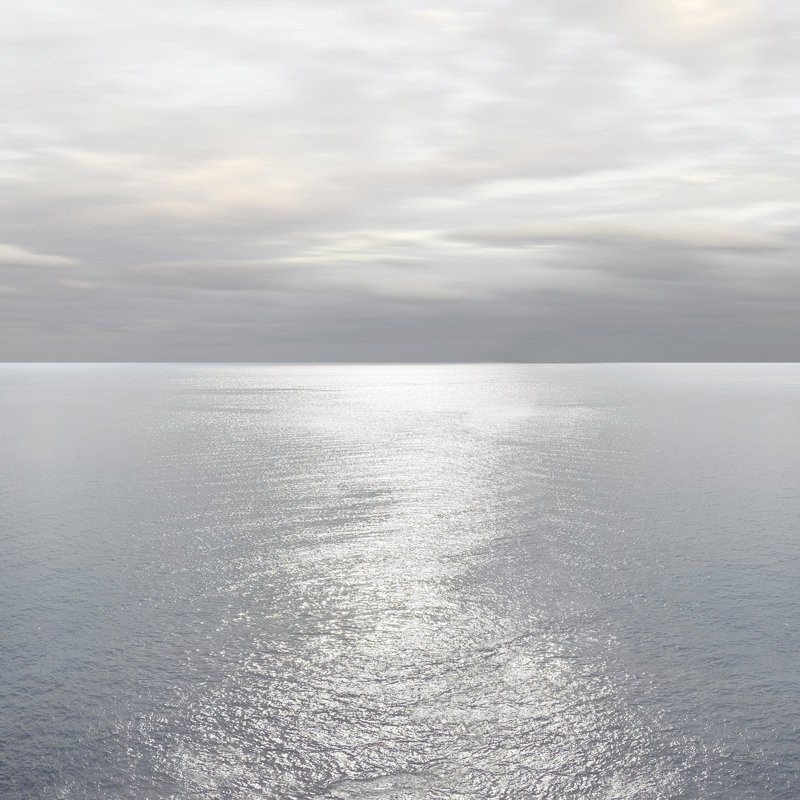 Océan gris clair I par Maggie Olsen, H 12 po x l 12 po
