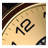 Orange Brown Golden Leather Round Wall Clocks
