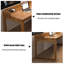 Bureau d'écriture rectangulaire en bois massif noyer-1111536180
