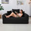Canapé-lit convertible à plancher circulaire, canapé-lit en futon Corduroy, multifonctionnel