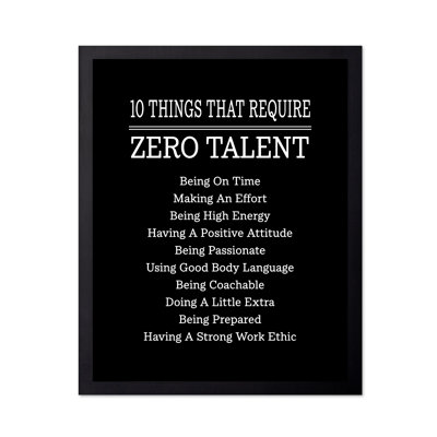 10 Things That Require Zero Talent