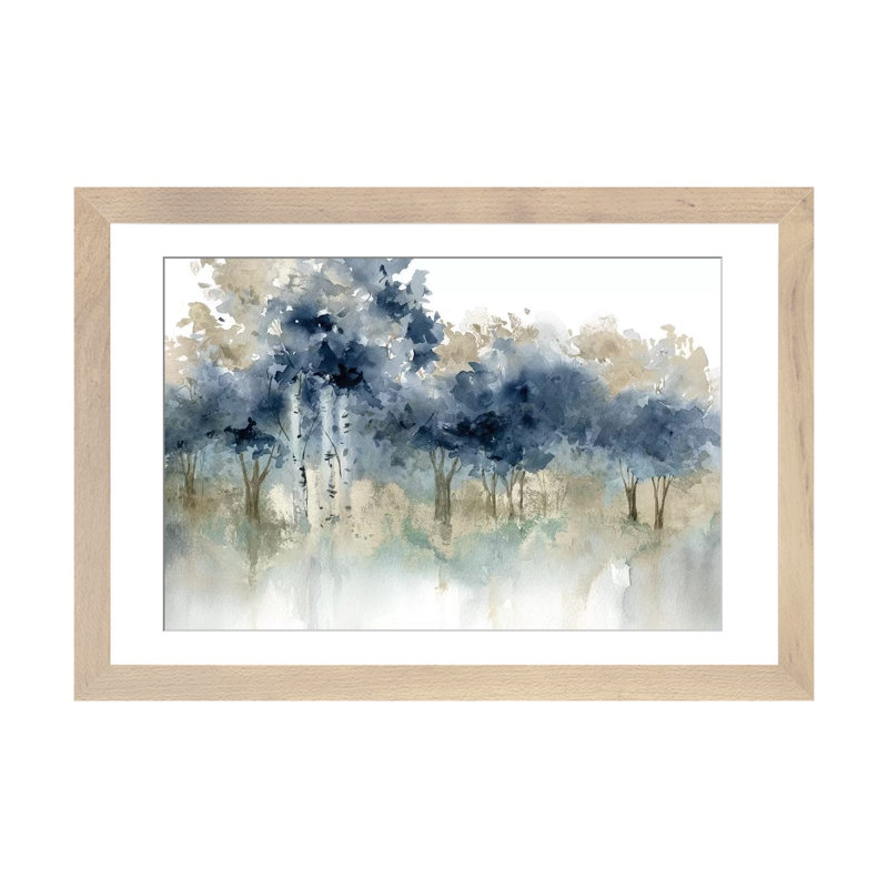 « Water » par Carol Robinson - impression sur toile tendue, H 16 po x l 24 po, Framed Print, Natural Wood