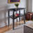 Alameda One Lower Shelf Console Table in Walnut/Brown, 28.94'' H X 29.86'' W X 14.31'' D